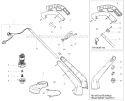 Page A Diagram and Parts List for XT114  Weed Eater Trimmer